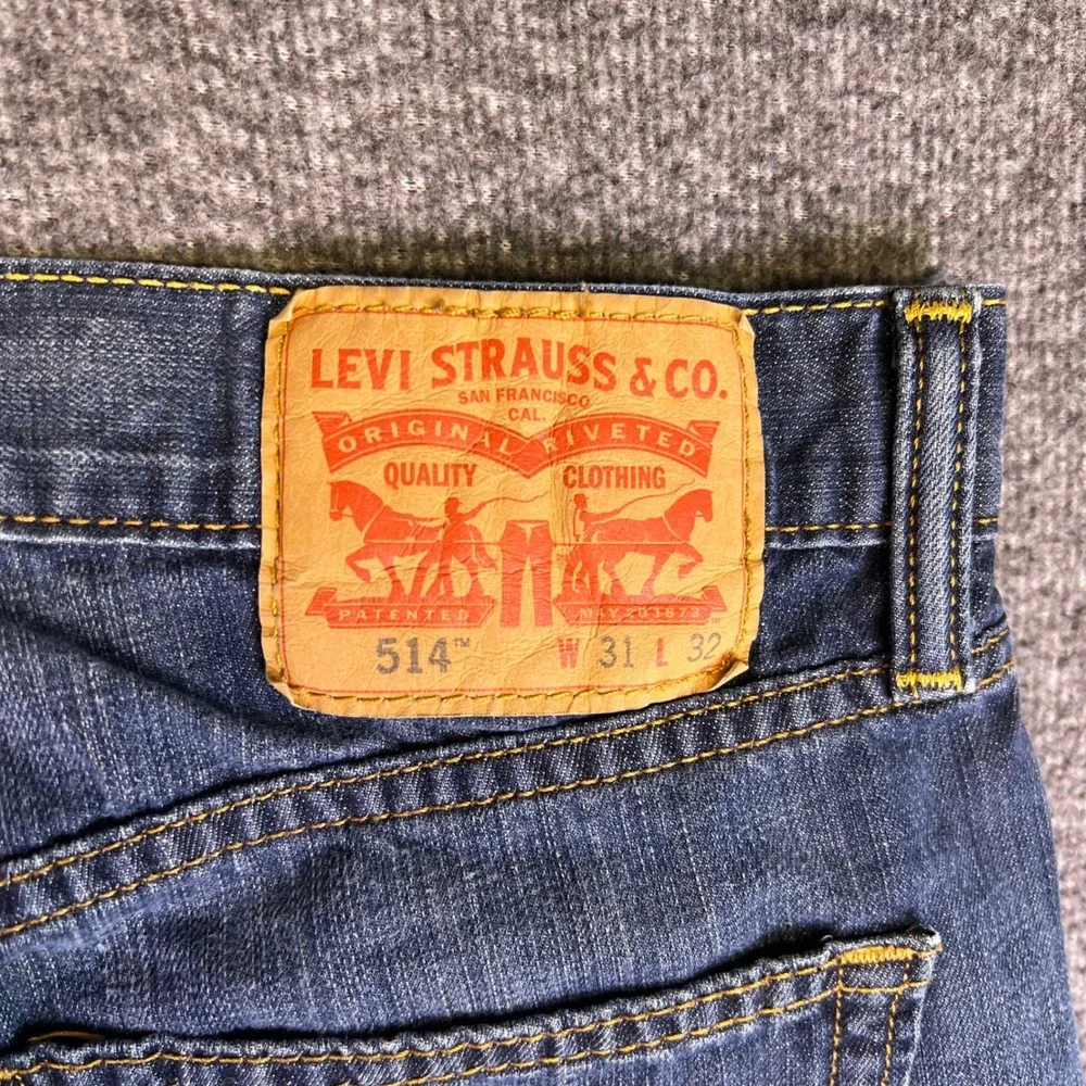 Levis 514 Jeans Mens‎ 31x32 Faded Straight Streetwear Classic Casual Denim Pants